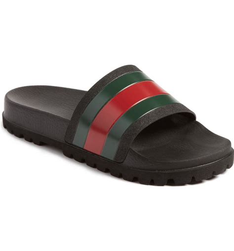 black Gucci slides nordstrom